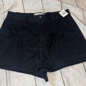 NWT Abercrombie & Fitch Black Shorts 4 27